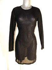 Sexy kleid transparent chiffon - transparent,