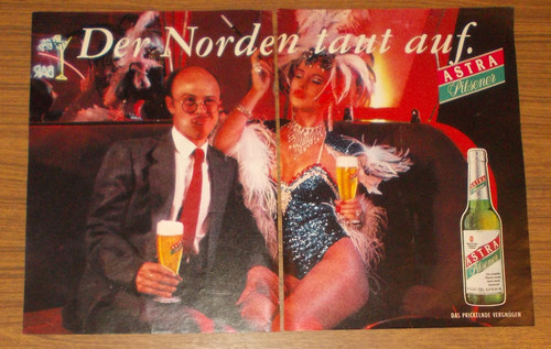 Seltene werbung astra pilsener - werbung,