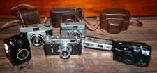 Konvolut analoger Kameras; Adox, Bilora, Kodak, Instacora, Fujifilm, FED