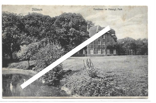 Alte ansichtskarte dülmen - alte,