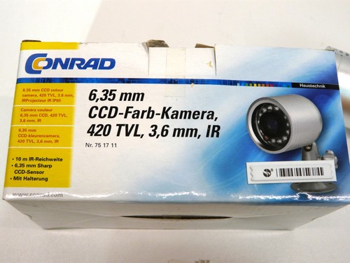 Conrad ccd farb kamera 420 - 420, tvl