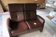 2 Sitzer Sofa Leder gebraucht. Farbe braun. Marke: Himolla, 84416 Taufkirchen