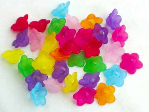 Acryl kelche 13x7mm blumen - 50,
