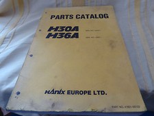 Ersatzteilliste Hanix H 30 A/H