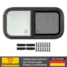 Wohnwagenfenster Seitenfenster Schiebefenster für Anhänger RV Getönt 60 x 30cm
