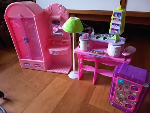 Barbie möbel schrank rosa - schrank,