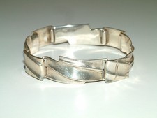 LAPPONIA 925 Silber Armband, L 18 cm, Modernist