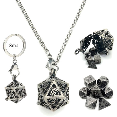 Würfelset mini dnd metall - würfelset,