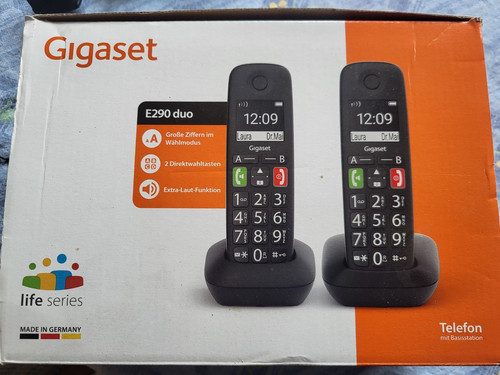 Gigaset e290 duo schnurloses - gigaset,