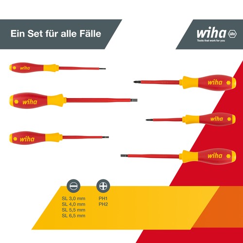 Wiha schraubendreher set 6tlg - wiha,