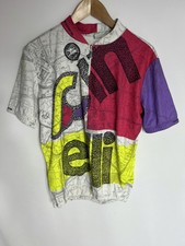 Giordana Radtrikot Cinelli Vintage | Herren | Weiß/Rot/Gelb | Large Selten