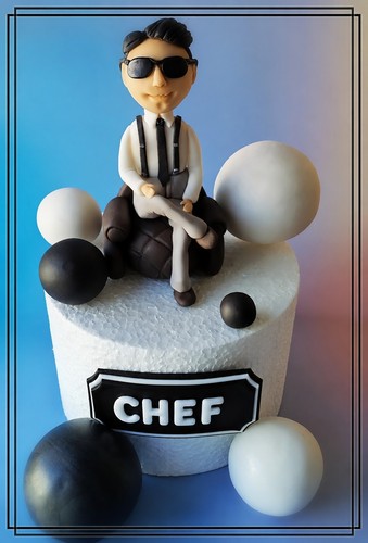 Chef mann aus - mann, fondant