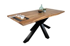 Esstisch Baumkante massiv