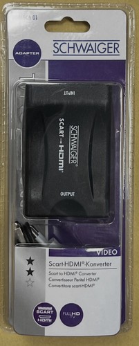 Schwaiger scart auf hdmi - scart,