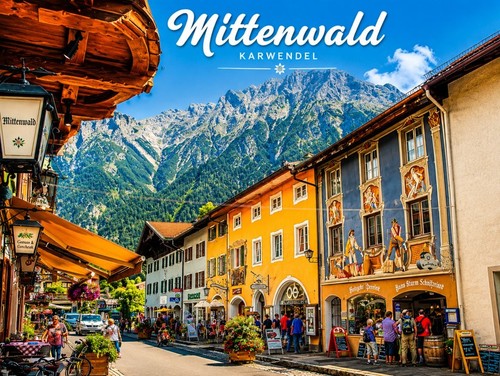 Kühlschrankmagnet mittenwald - kühlschrankmagnet,