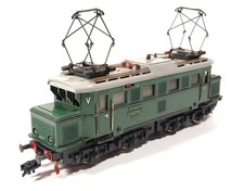 Fleischmann H0 1345 Elektrolok E44 1952 grün Metall DB DC Analog Licht ohne OVP