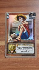 One Piece Karte Ruffy Großer Kapitän mit Strohhut Foil