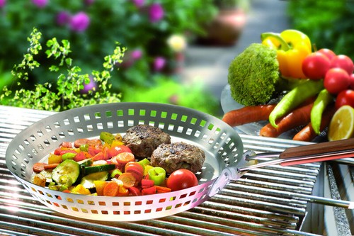 Gemüse grillpfanne 31cm - grillpfanne,