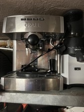 siebträger espressomaschine graef ES85 mit Kaffeemühle Rommelbacher