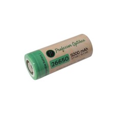 Professor Optiken Lithium-Ionen-Akku - Typ: 26650, 3,7 V 5000 mAh, Taschenlampen