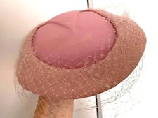 Fascinator, original Vintage Hut mit Netz, 50er Jahre, Rarität
