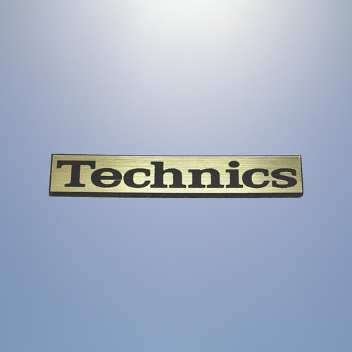 Technics 52x9mm badge emblem - 52x9mm,