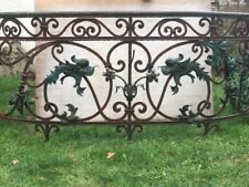 4,5 m Balkongeländer Brüstung Prunk Schmiedeeisen Neobarock 19. Jhdt.