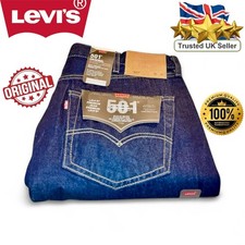 Brandneu Levi's® 501™ Regular Fit the Original Straights dunkelblau Farbe Jeans