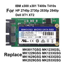 NEW 1.8" 256GB MICRO SATA SSD REPLACE MK2533GSG HDD For HP 2530P 2730P 2740P