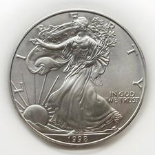 FEIN SILBER AMERICAN EAGLE-1-DOLLAR-STGL-SAMMLER-INVESTOREN-ORIGINAL