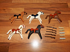 Sammelauflösung: 5 verschiedene Pferde für Western Banditen Cowboy Figuren