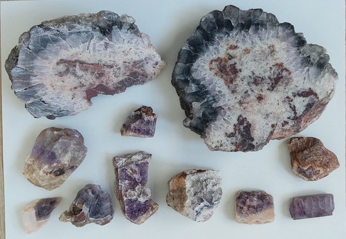 Amethyst konvolut teile - amethyst,