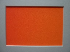 RUPPRECHT GEIGER - Siebdruck / Serigraphie "Helles Orange"  !! 