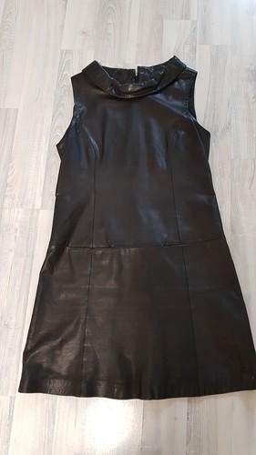 Lederkleid kleiderrockstil - lederkleid,
