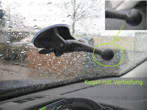 168 halterung mit saugfuss - #168,