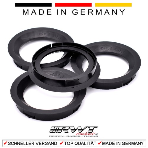 Zentrierringe x 57 1 - 4, 76,0