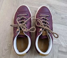 Converse Star Player bordeaux weiß Gr. 37 Chucks Schuhe rot Stern Leder
