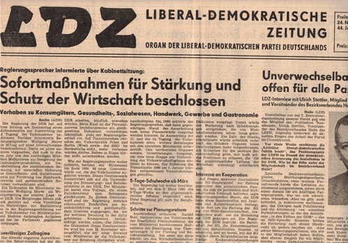 Ddr zeitung ldz - zeitung, halle