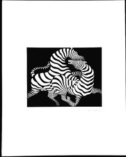 Victor  Vasarely - Zebras - 50