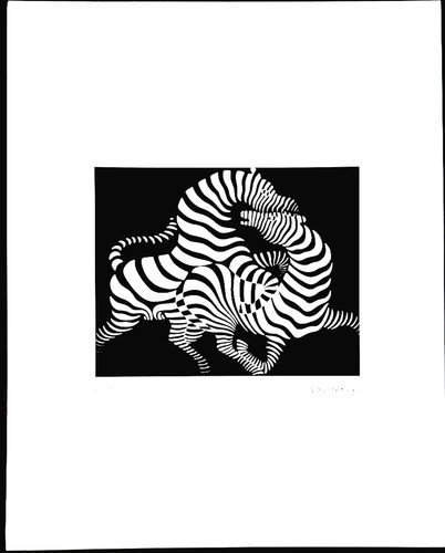 Victor vasarely zebras 50 - vasarely,