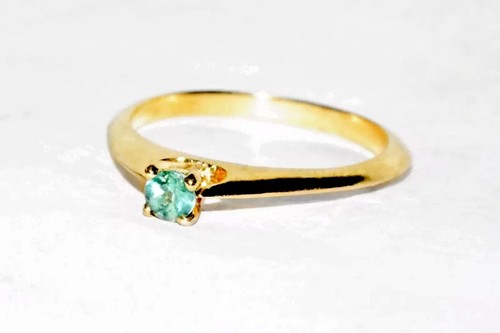 9ct gold natural alexandrite - gold,