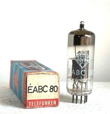 1 x  Röhre  EABC80 Telefunken  NOS ungebraucht