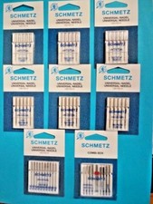 Schmetz Nadeln- Nähmaschinen Nadel- Universal Flachkolben Nadel alle Sizes