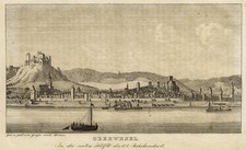 Oberwesel Gesamtansicht Original Kupferstich Grape 1826
