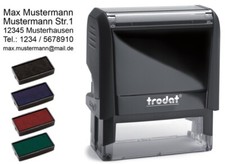 Stempel selbstfärber trodat - stempel,