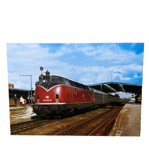Postkarte husum bahnhof - husum,