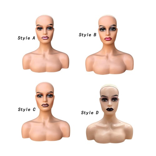 Weiblicher mannequin kopf mit - weiblicher,