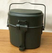 3-tlg. Alu Feldgeschirr von