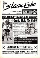 Intertoto Cup Juli 1984 Sturm Graz - Karl-Marx- Stadt Chemnitz Luzern Malmö DDR