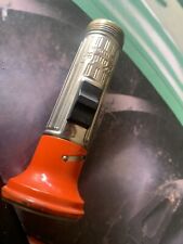 alte Taschenlampe WONDER Vintage 70er mit Aufhänghaken an Deckel, Sehr Selten